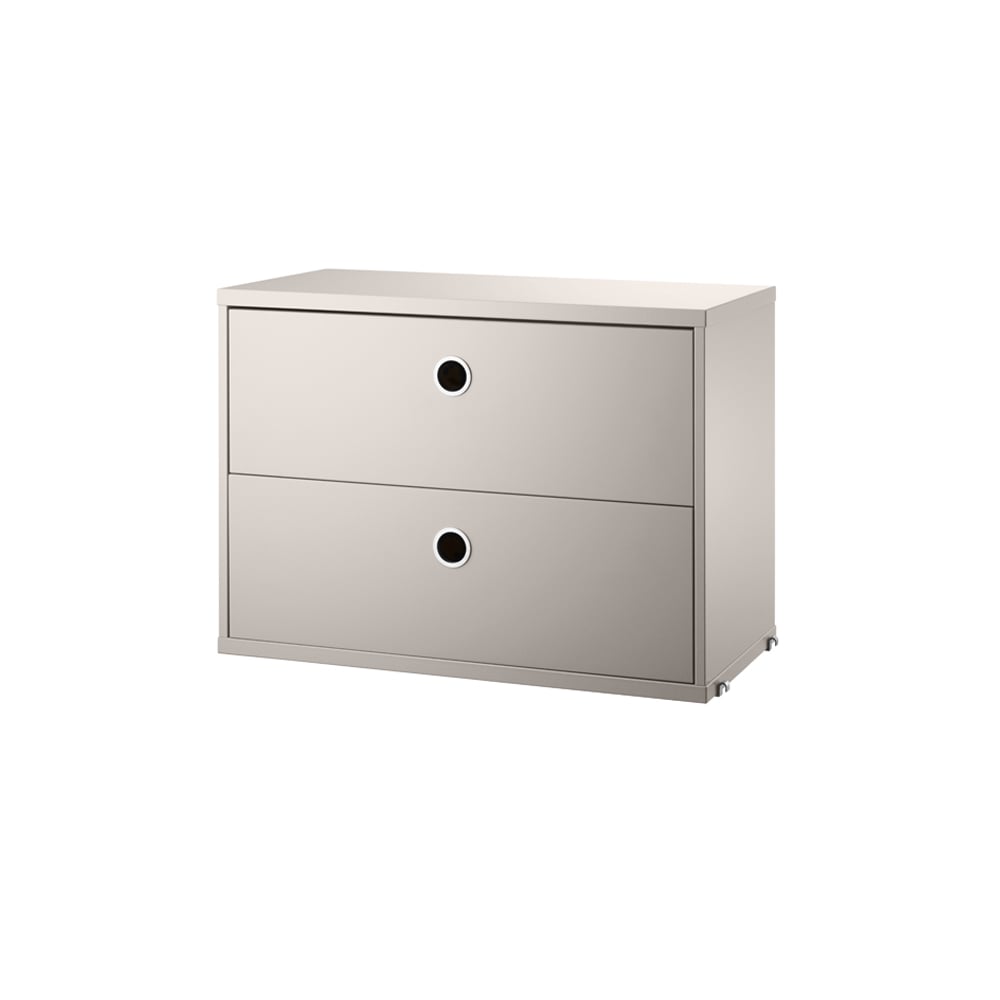 String String cabinet with drawers Beige, 58x30 cm