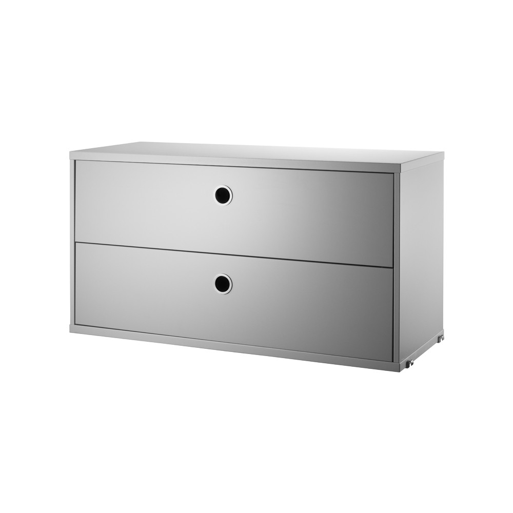 String String cabinet with drawers Grey, 78x30 cm