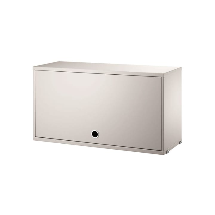 String cabinet with flip door 78 cm - Beige - String