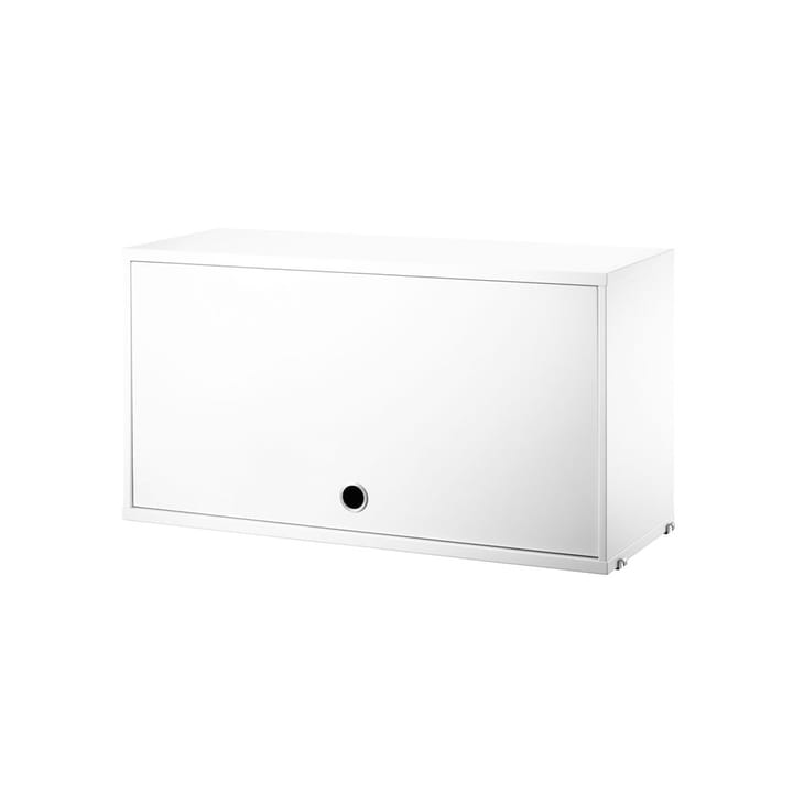 String cabinet with flip door 78 cm - White - String