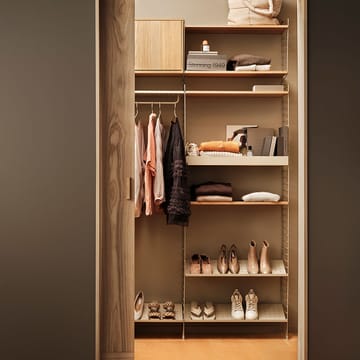 String cabinet with flip door - Walnut - String