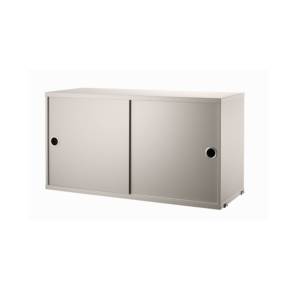 String String cabinet with sliding door Beige, 78x30 cm