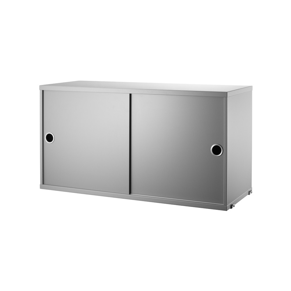 String String cabinet with sliding door Grey, 78x30 cm