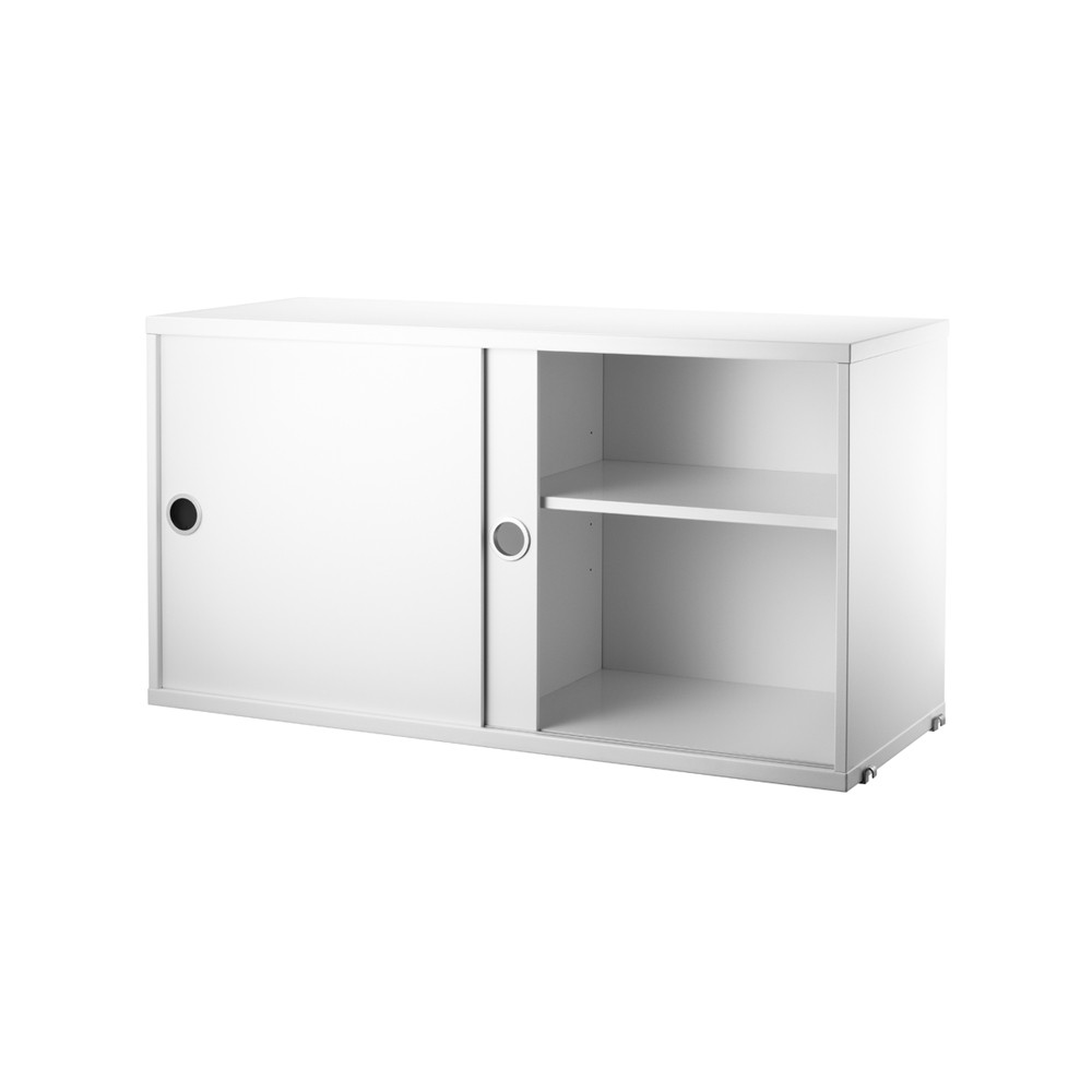 String String cabinet with sliding door White, 78x30 cm