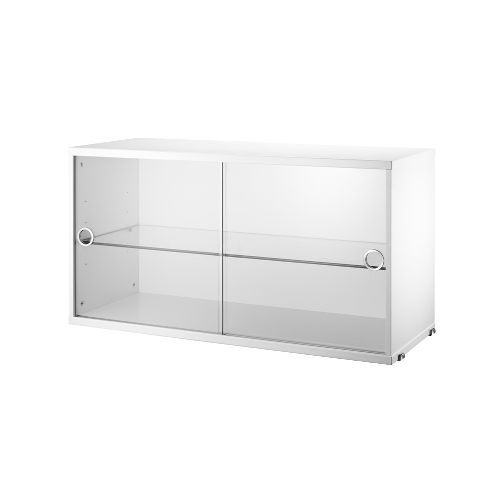 String String display cabinet White