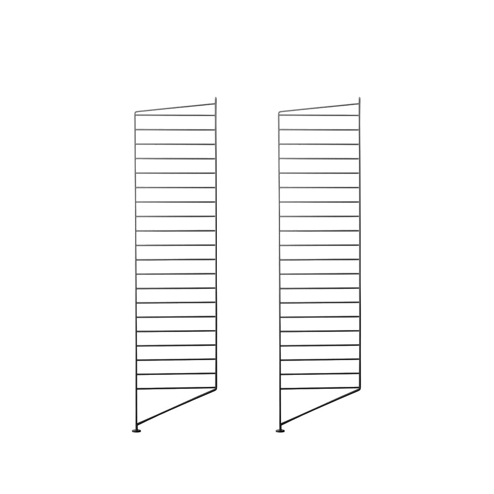 String String floor panels Black, 115x30 cm, 2-pack