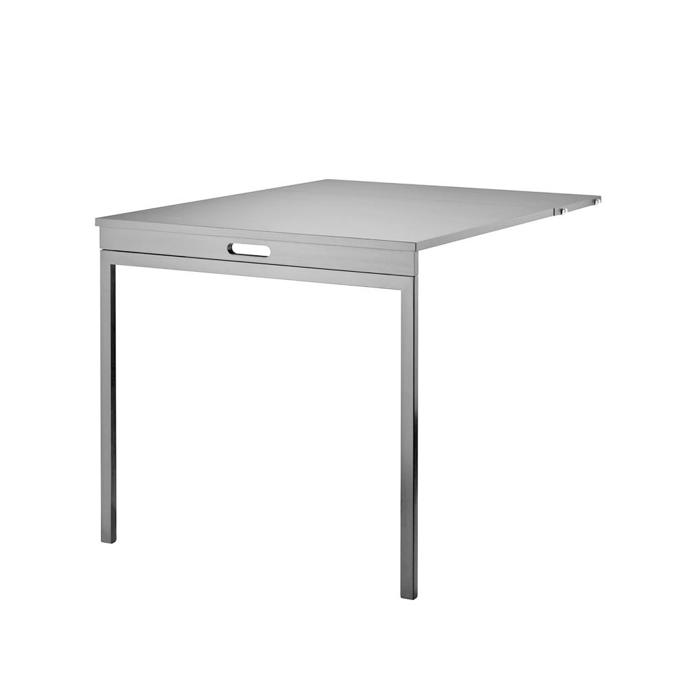 String String folding table Grey, grey metal legs