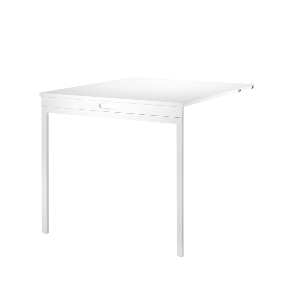 String String folding table White, white metal legs