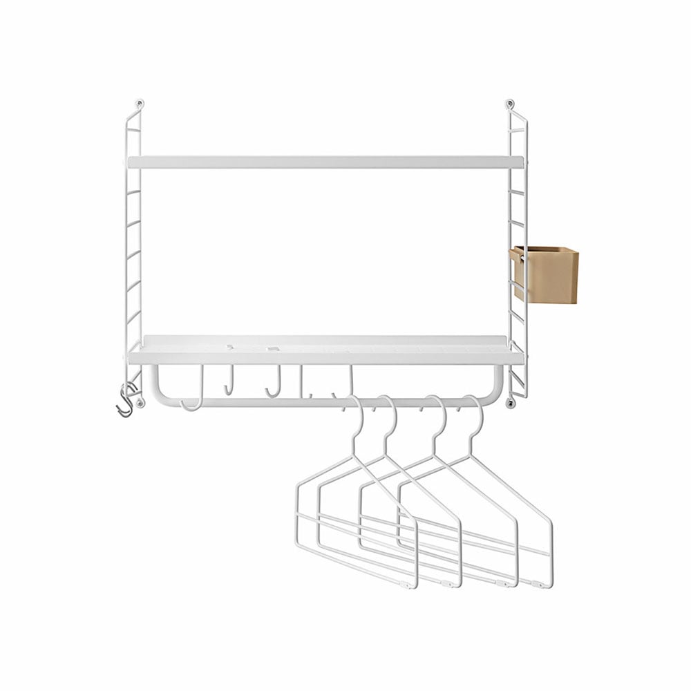 String String hall wall shelf White