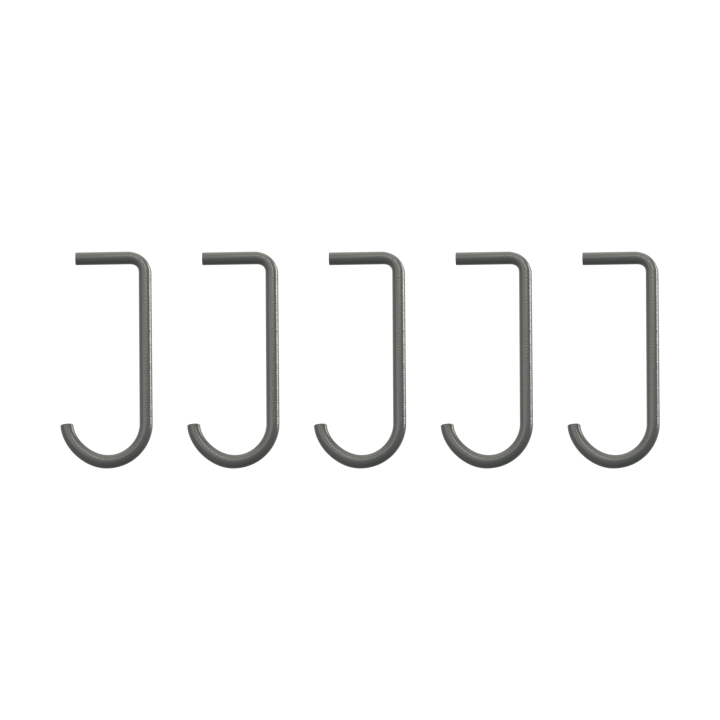 String J-hook 5-pack - Dark grey - String