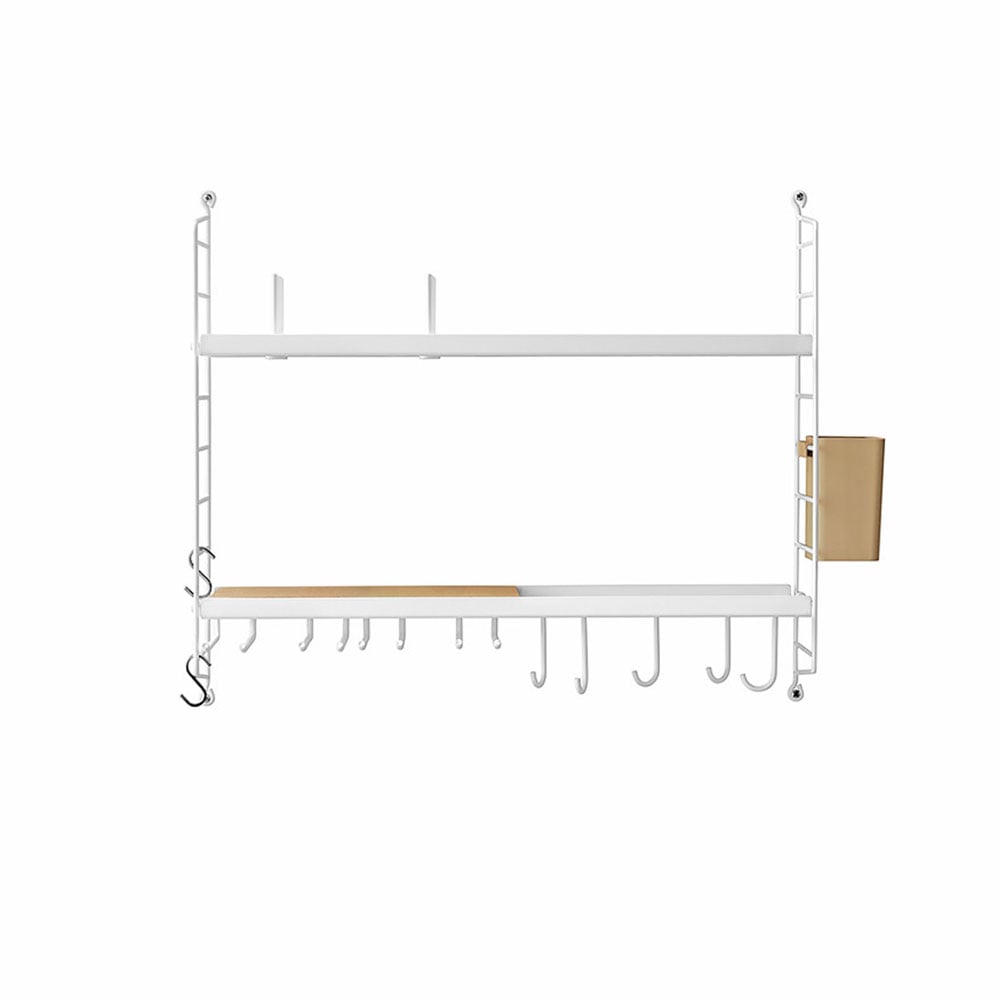 String String kitchen wall shelf White