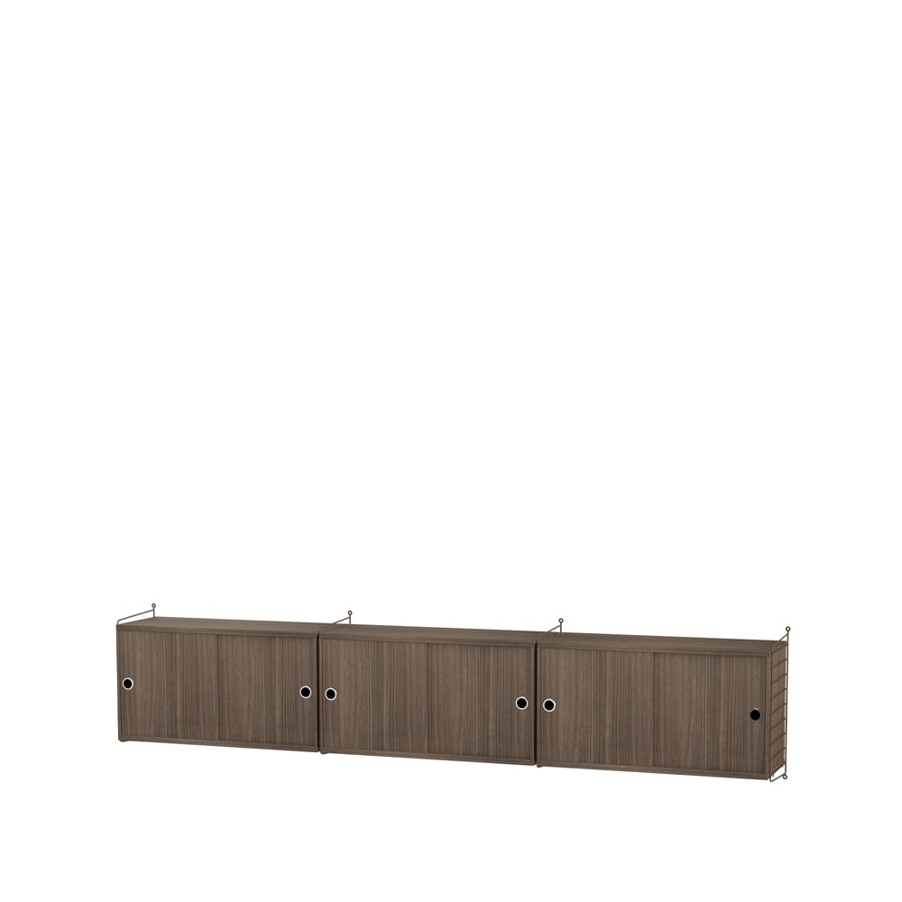 String String living room walnut & brown - Combination D