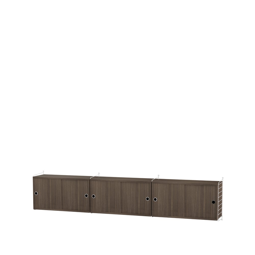 String String living room walnut & white - Combination D