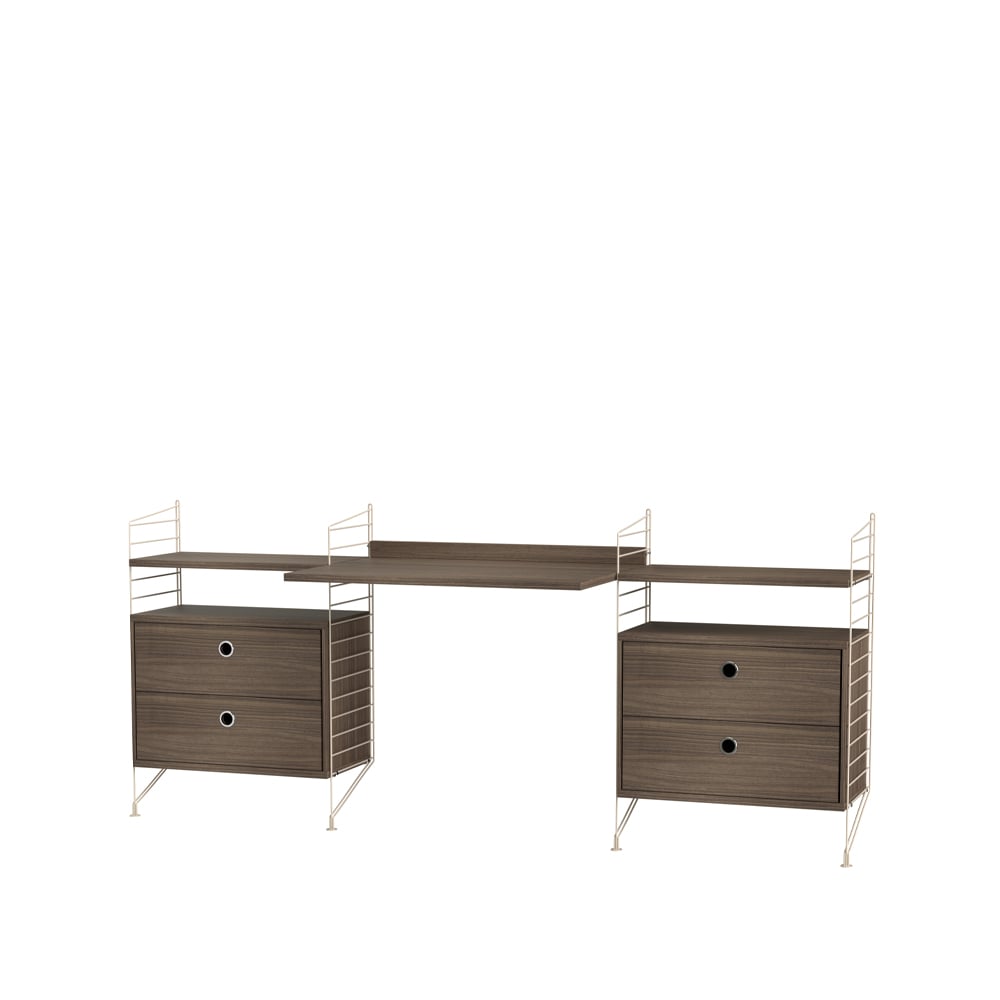 String String office walnut & beige - Combination C