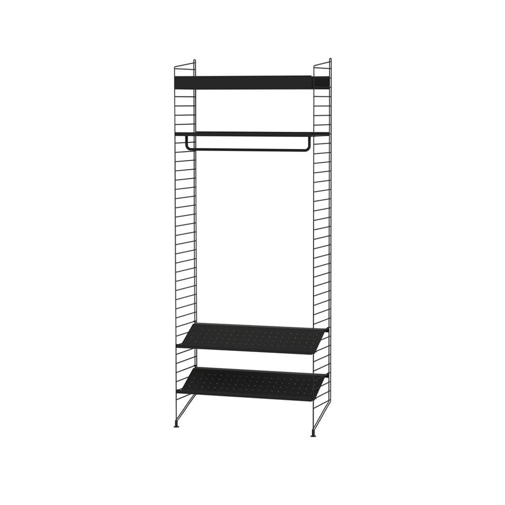 String String Shelf black - Combination L