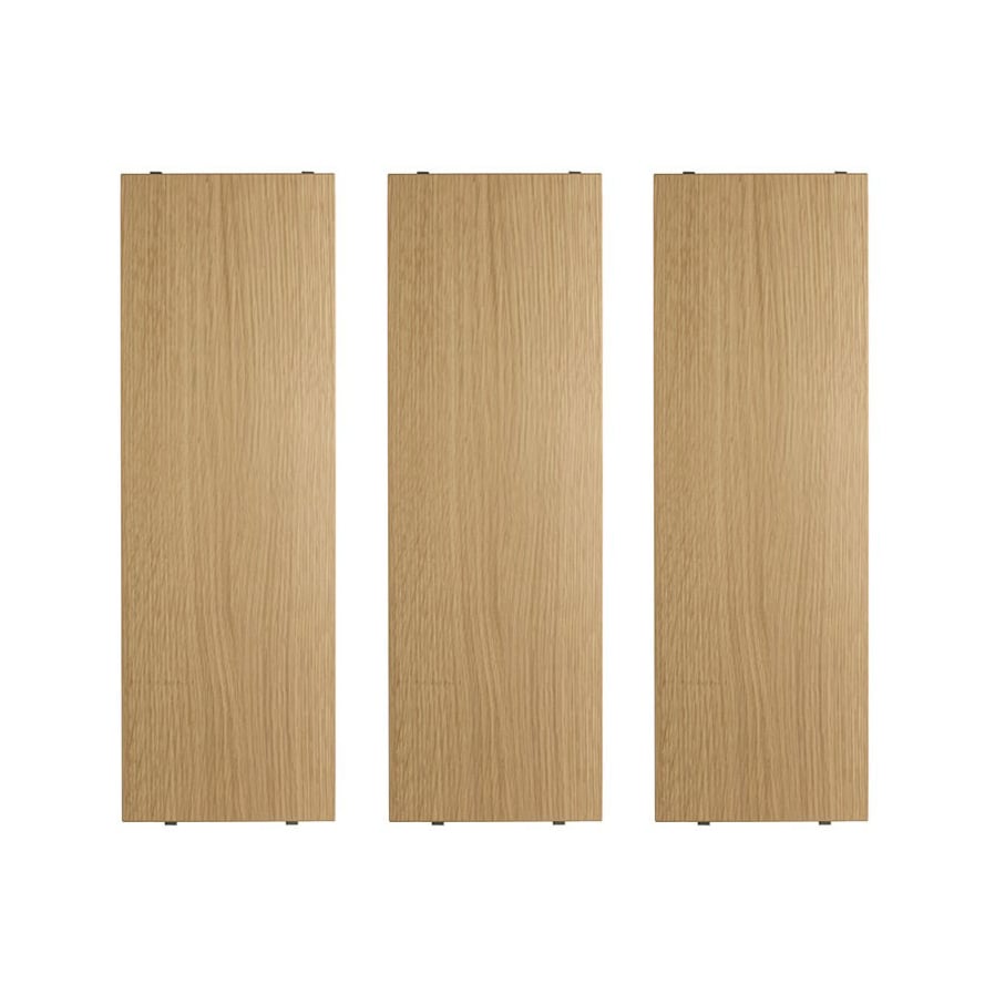 String String shelf Oak, 58x20 cm, 3-pack