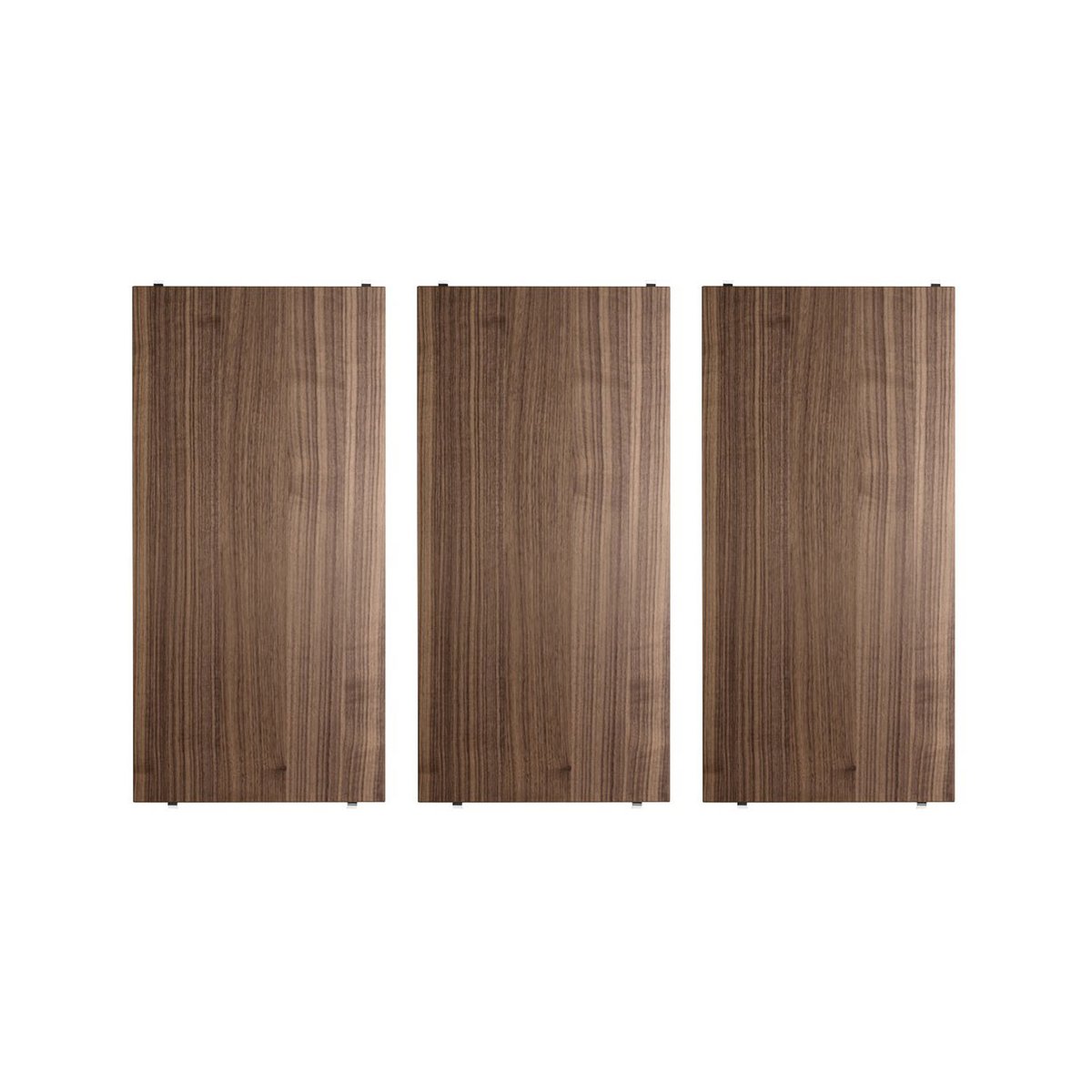 String String shelf Walnut, 58x30 cm, 3-pack