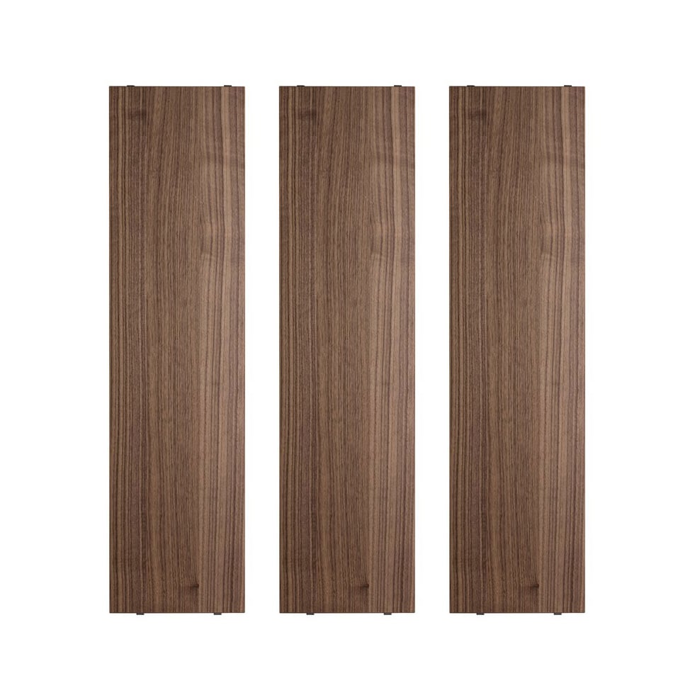 String String shelf Walnut, 78x20 cm, 3-pack