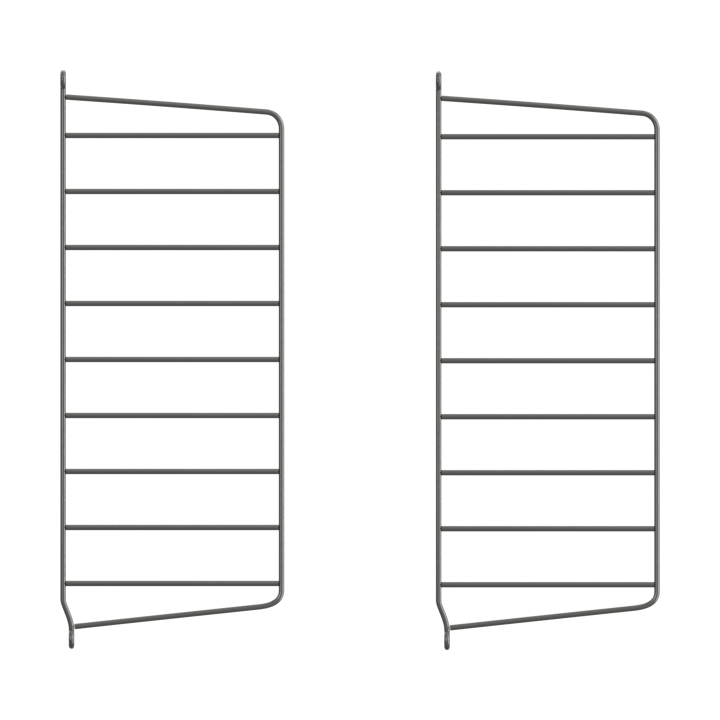 String wall panels - Dark grey, 50x20 cm, 2-pack - String