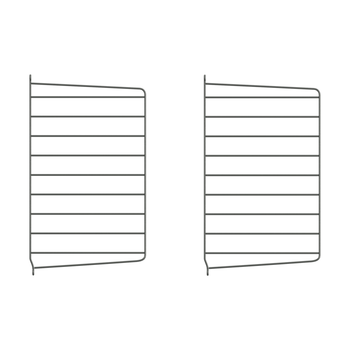 String wall panels - Dark grey, 50x30 cm, 2-pack - String