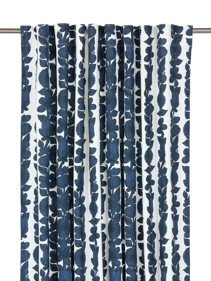 Aster curtain 2-pack 140x280 cm - White-blue - Svanefors