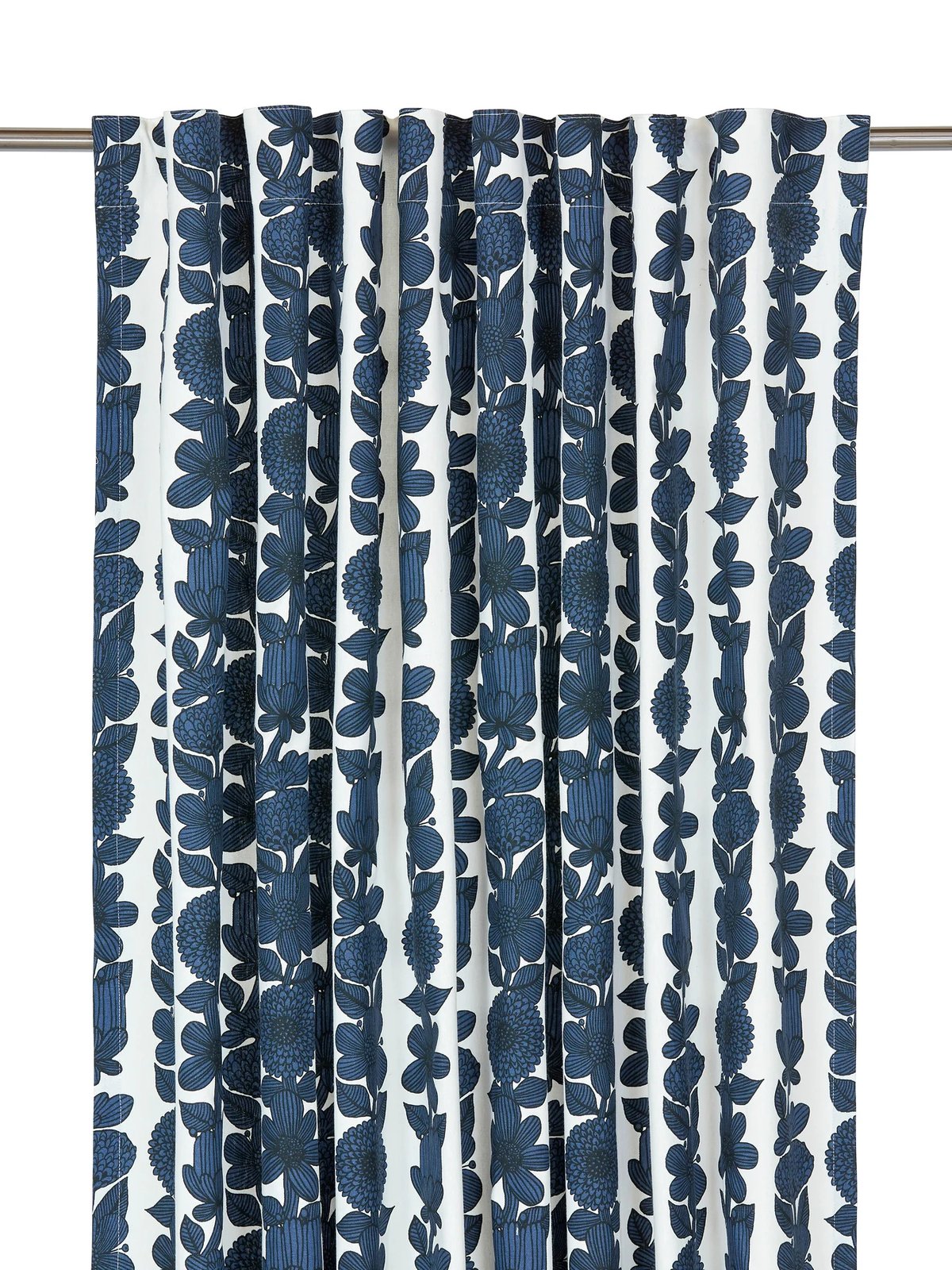 Svanefors Aster curtain 2-pack 140x280 cm White-blue