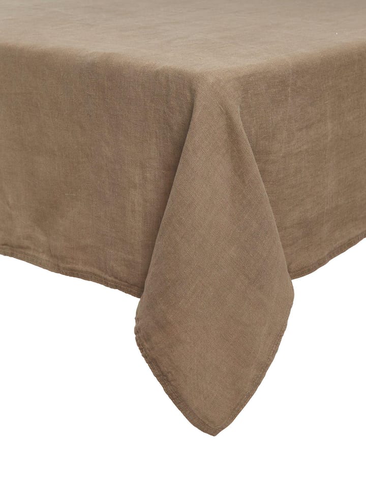 Julie tablecloth 145x280 cm - Mocca - Svanefors