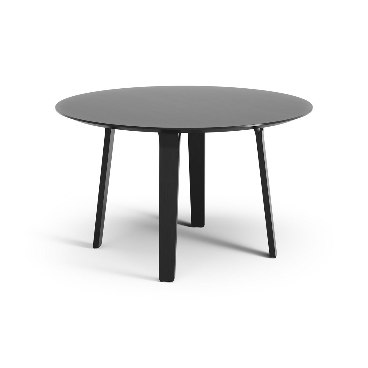 Swedese Divido table Ø120 cm Ash black glazed