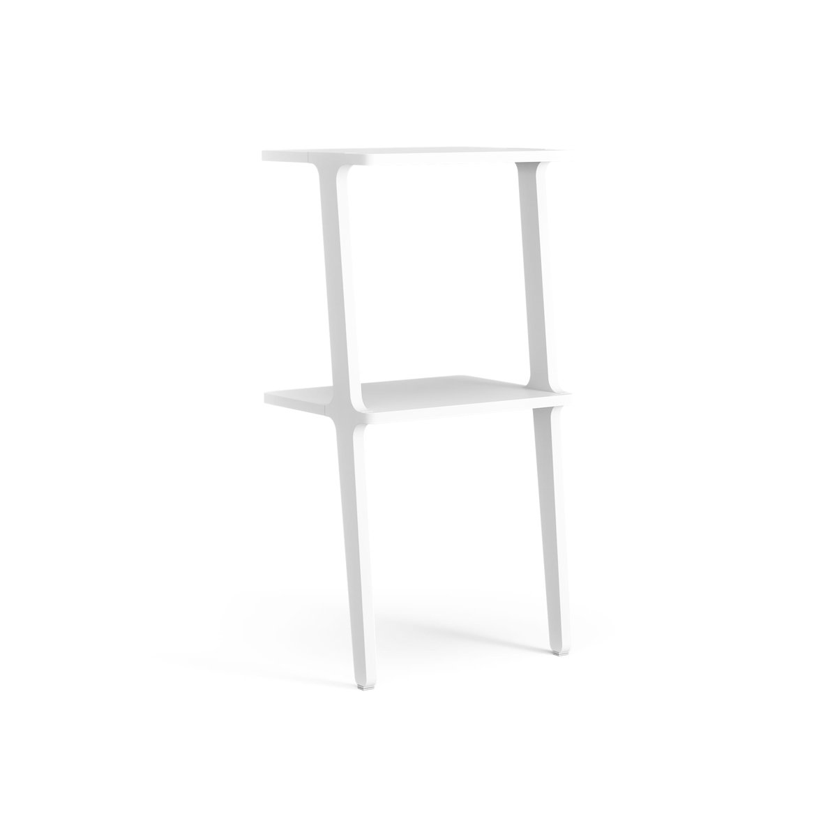 Swedese Libri shelf 2 shelf Ash White glazed