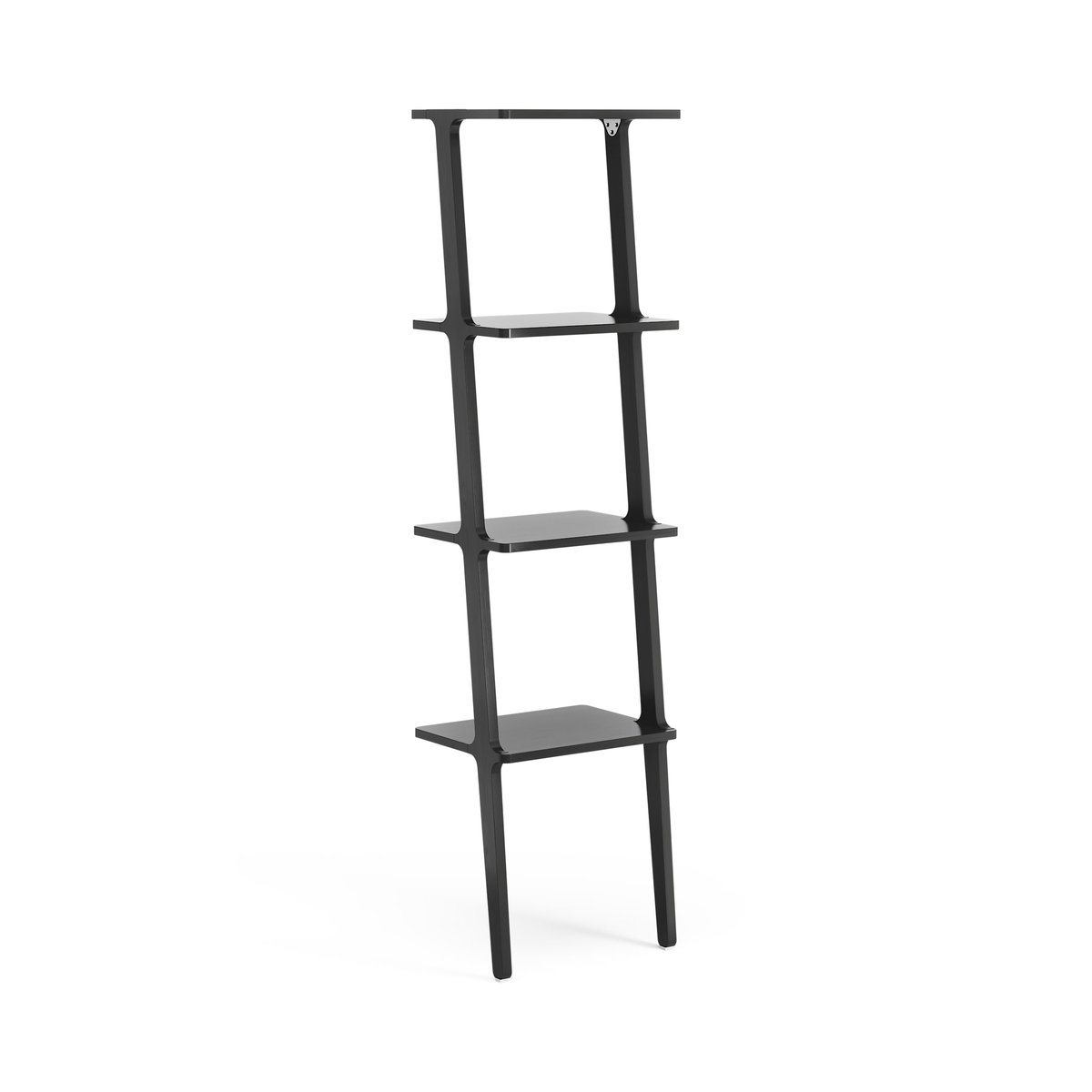 Swedese Libri shelf 4 shelf Ash black glazed