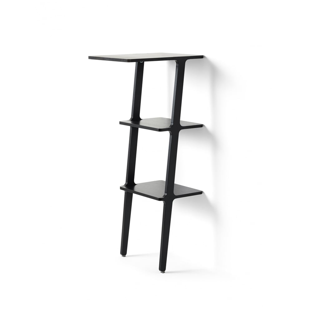 Swedese Libri standing table Ash black glazed