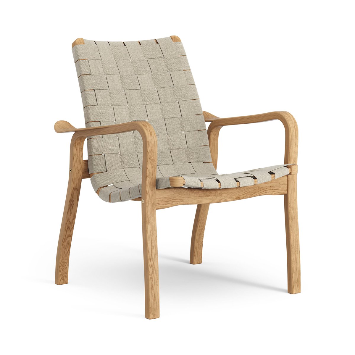 Swedese Primo arm chair low oiled oak Natural