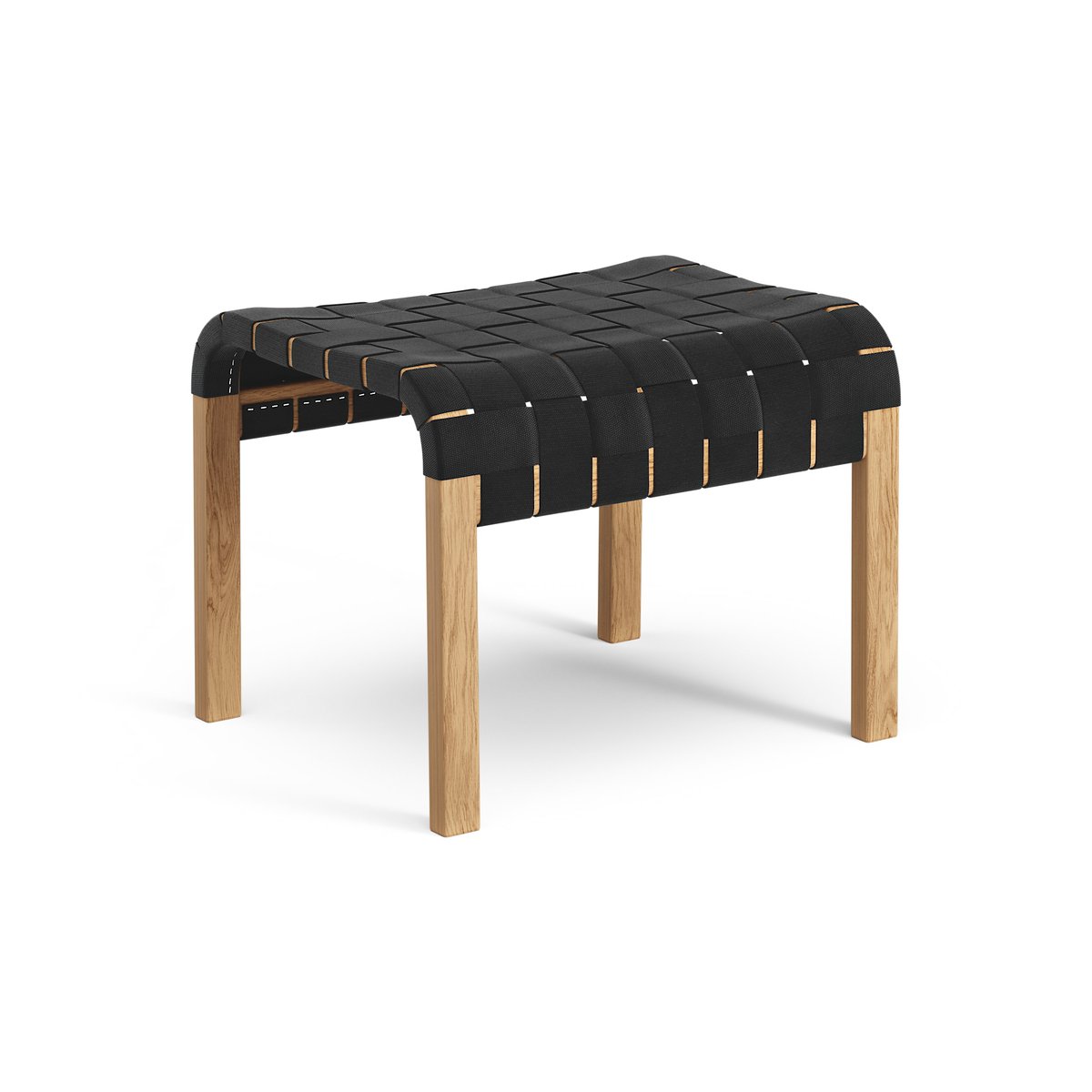 Swedese Primo foot stool oiled oak Black