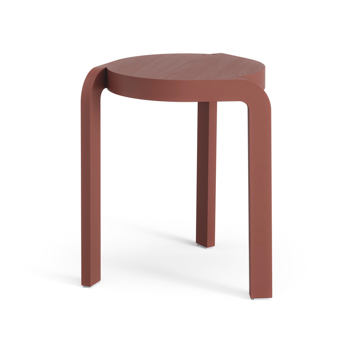 Swedese Spin stool H44 cm Ash-english red