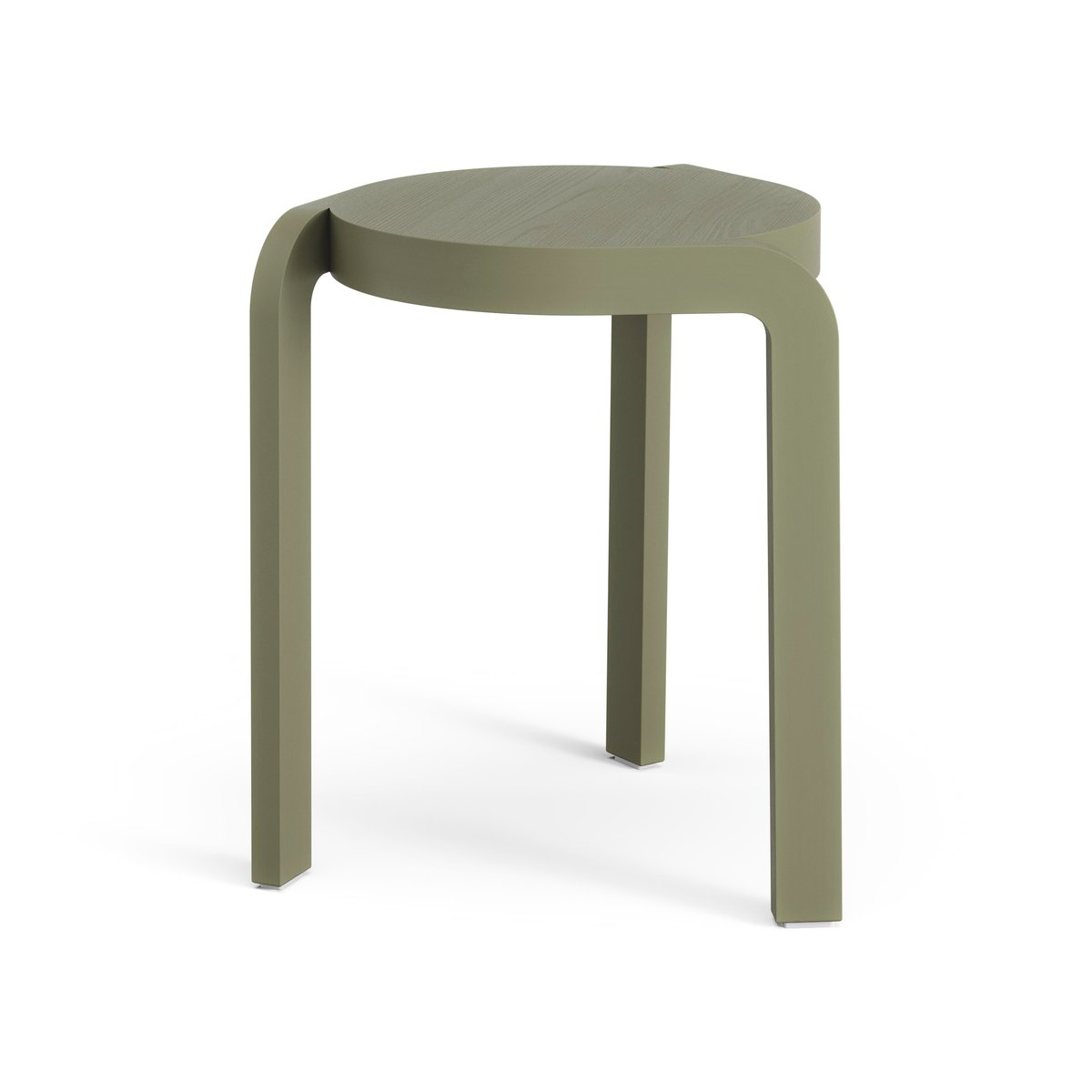 Swedese Spin stool H44 cm Ash-moss green