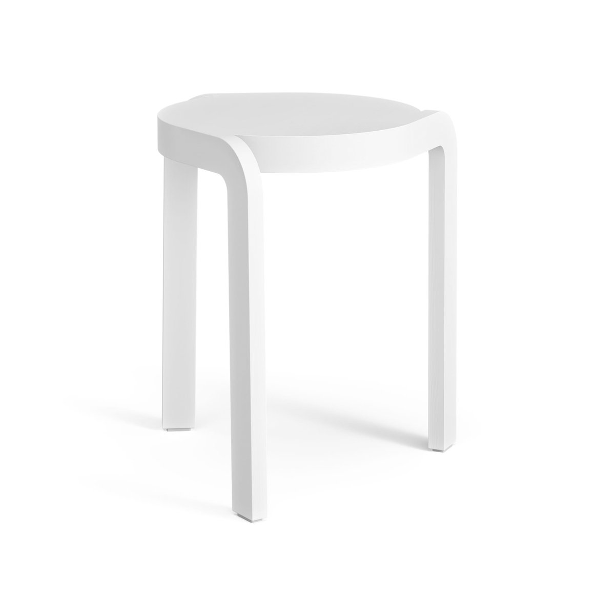 Swedese Spin stool H44 cm Ash white laserad