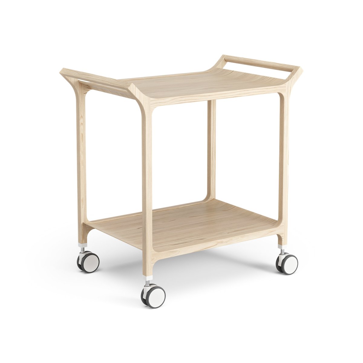 Swedese Teatime serving trolley Ash laquered