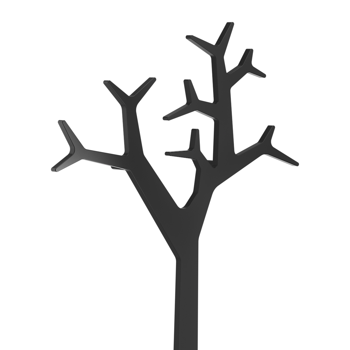 Tree Black Edition wall-mounted hanger 194 cm from Swedese - NordicNest.com