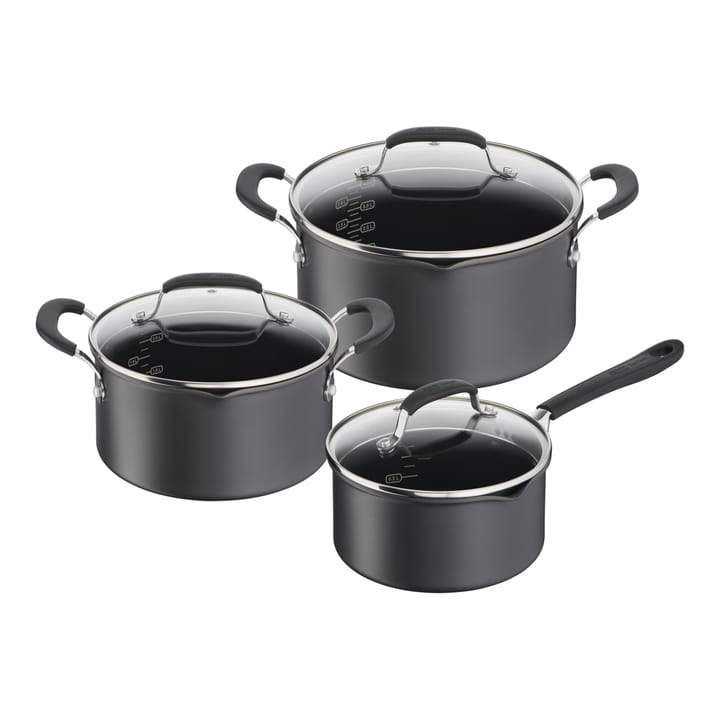 Tefal Jamie Oliver Quick & Easy Stainless Steel 4 Piece Pan Set