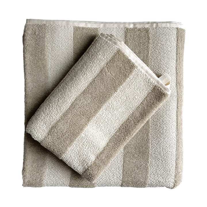 Cleo towel 50x70 cm - Beige - Tell Me More