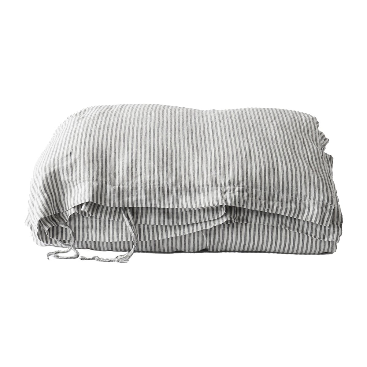 Tell Me More Duvet cover linen 140x200 cm Grey/white