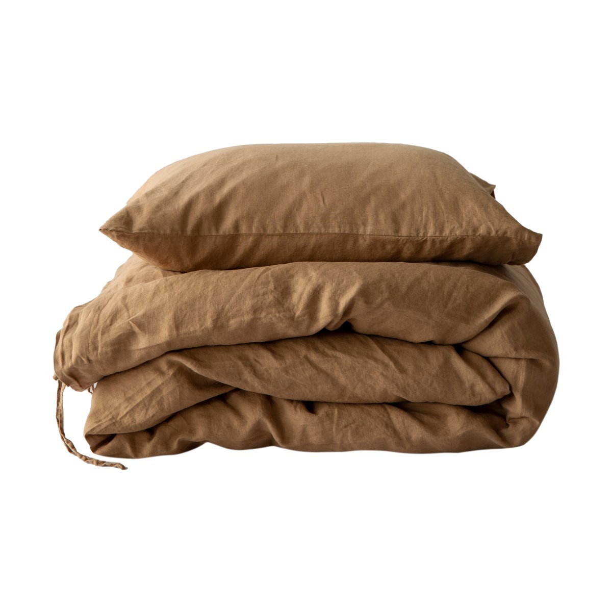 Tell Me More Duvet cover linen 150x200 cm Hazelnut