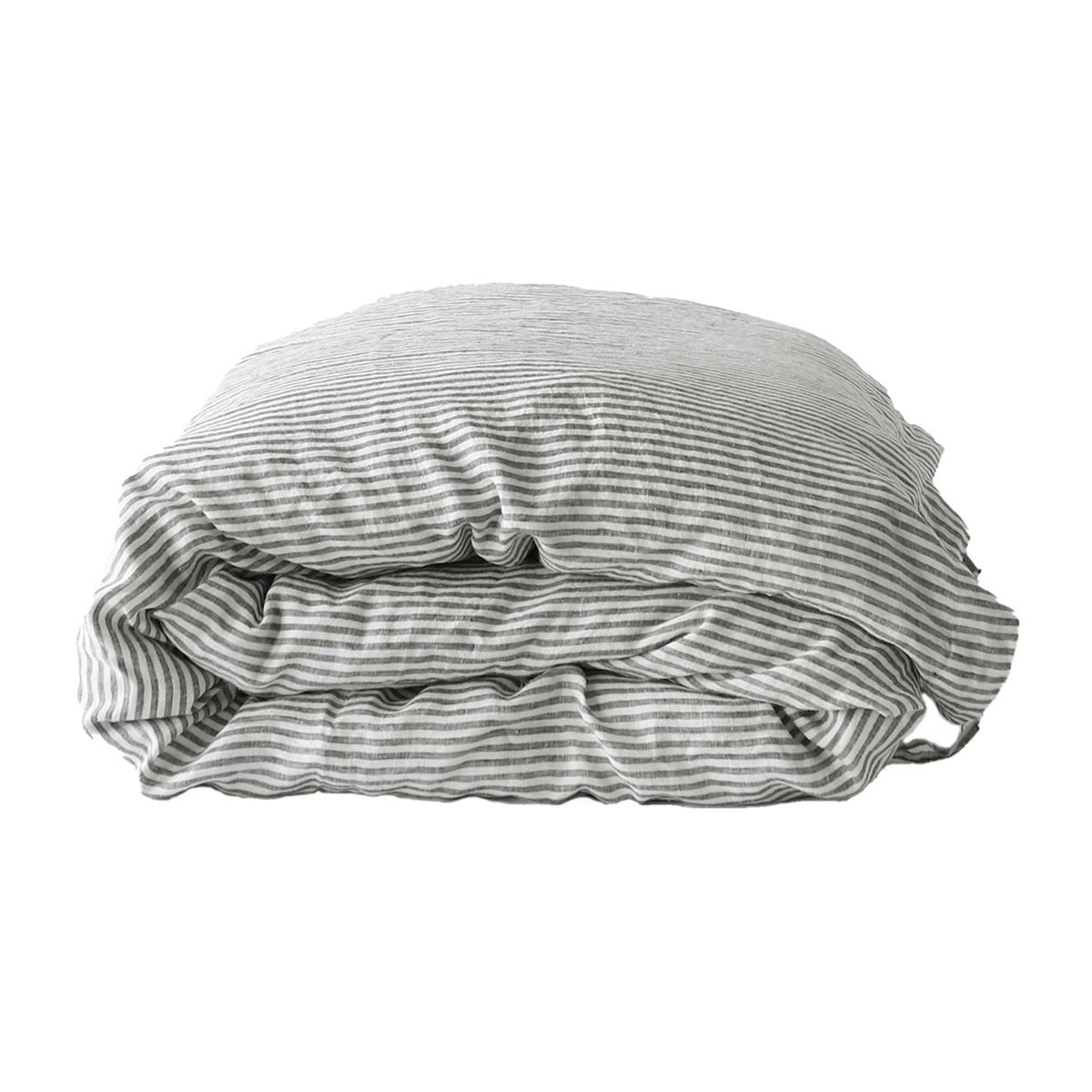 Tell Me More Duvet cover linen 220x240 cm Grey/white