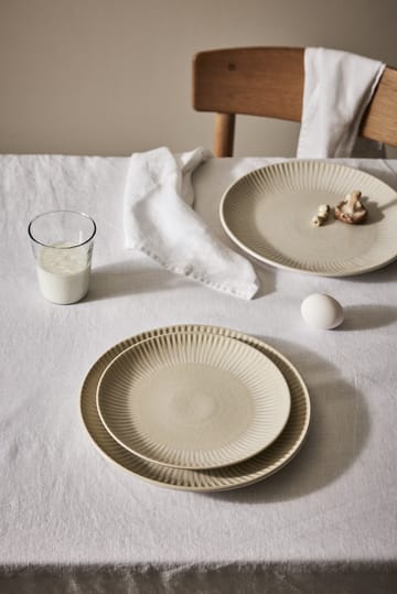 Granada plate Ø22 cm - Cream white-beige - Tell Me More