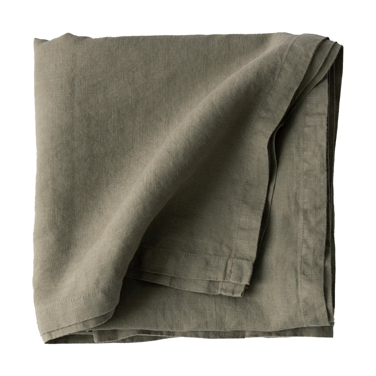 Tell Me More Tablecloth linen 175x175 cm Olive