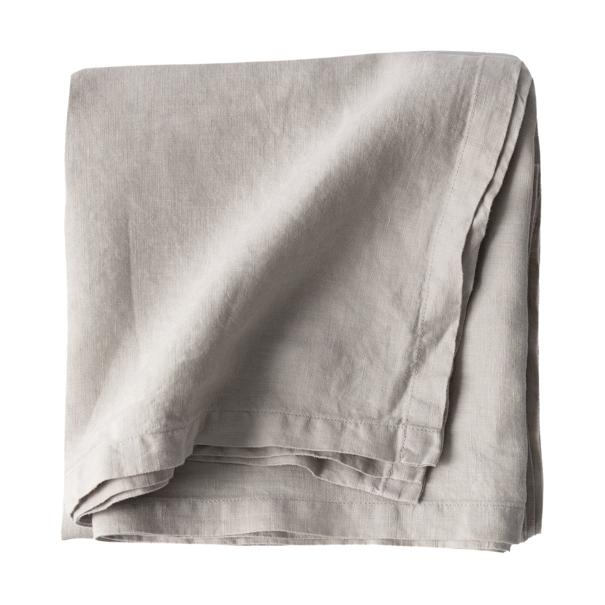 Tell Me More Tablecloth linen 175x175 cm Warm grey