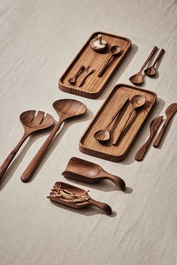 Teak salt spoon - Brown - Tell Me More