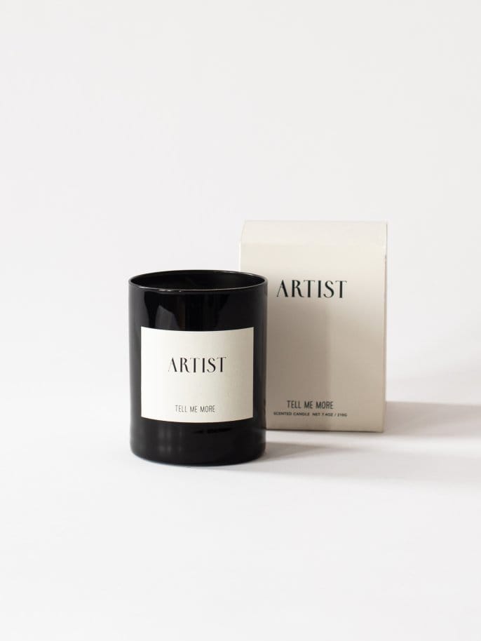 Tell Me More scented candle 48 h, Artist Tell Me More