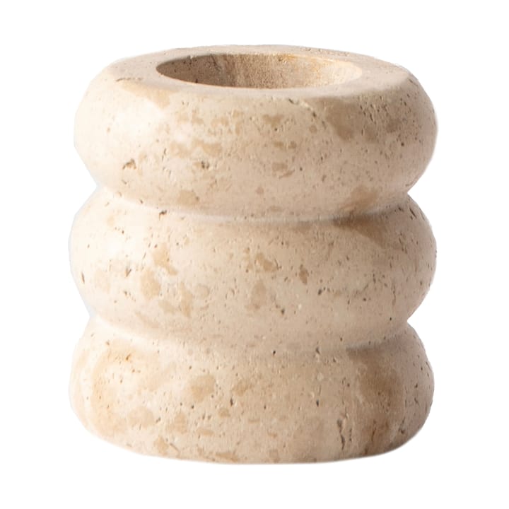 Travertine candle holder - Medium 8 cm - Tell Me More