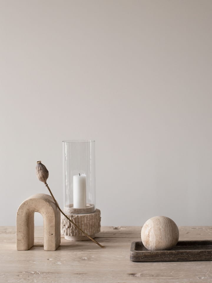 Travertine decorative spheres, Ø10 cm Tell Me More